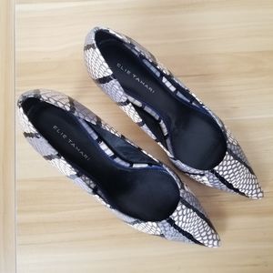 ⛄SALE⛄ 🆕AUTH Elie Tahari Snakeskin Stiletto Pumps